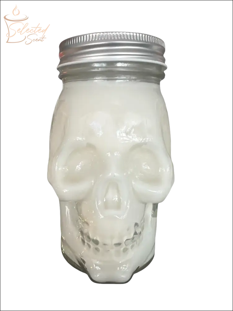 Apple Cider Donut 16 Oz Skull Shaped Fragrance Candle