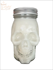Apple Cider Donut 16 Oz Skull Shaped Fragrance Candle