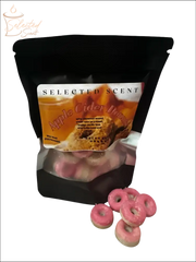 Selected Scent Apple Cider Dough long lasting fall fragrance melts in resealable black pouch