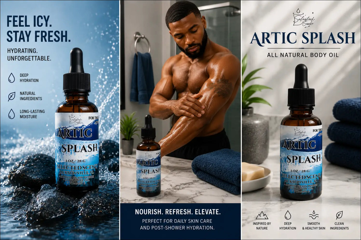 Artic splash body oil luxurious and hydrating