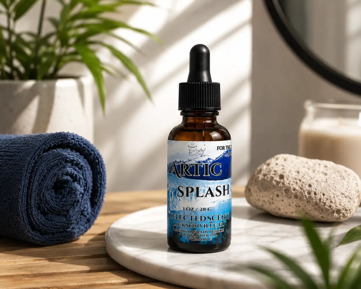 Arctic splash body oil – hydrating & long-lasting fragrance by selected scent