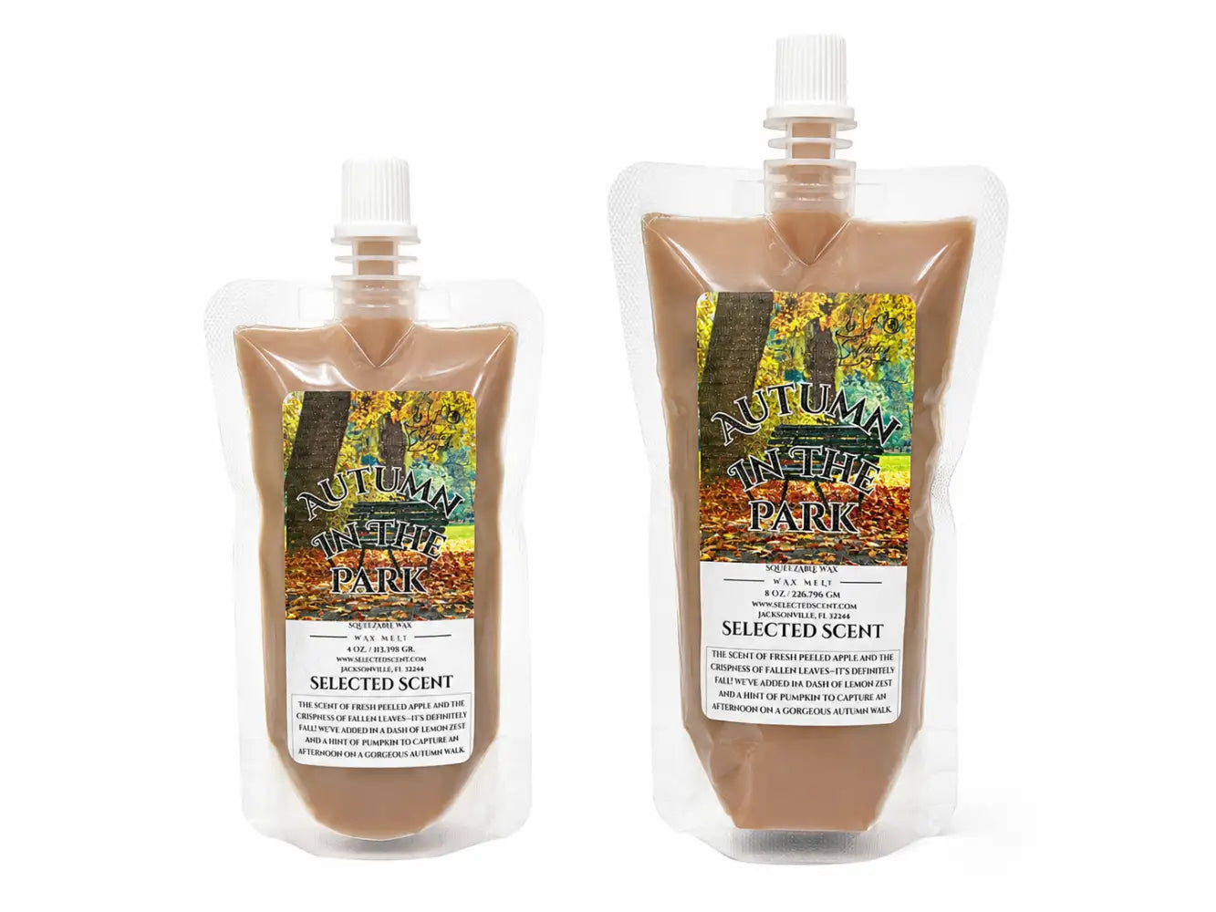 Autumn in the park squeezable wax melts
