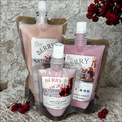 Berry sangria squeezable wax melt sweet home fragrance limited edition