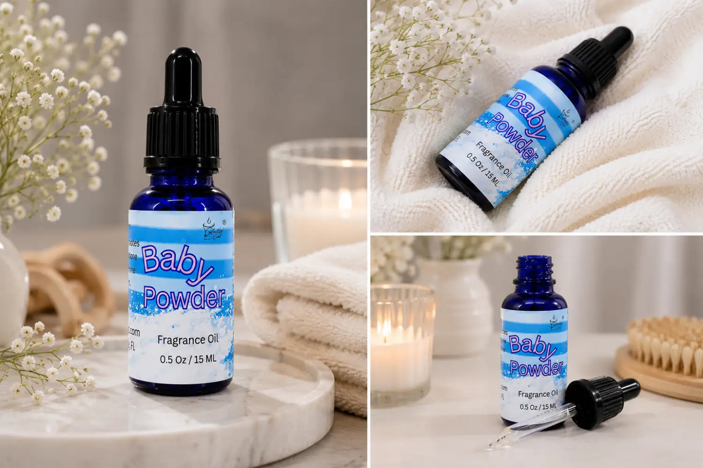 Baby powder 100% fragrance oil – soft clean comfort home by selected scent