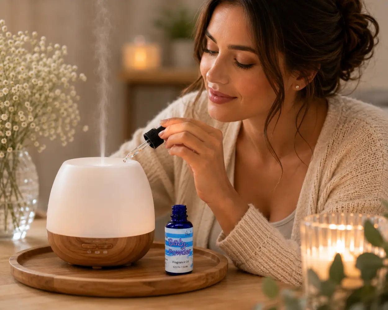 Baby powder 100% fragrance oil – soft clean comfort home by selected scent