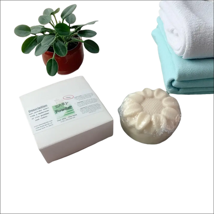 Baby powder goat and aloe soap soft luxurious fragrant
