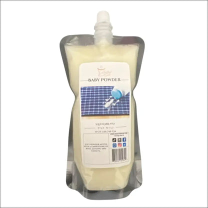 Baby powder squeezable wax melt by selected scent - 8 ounces