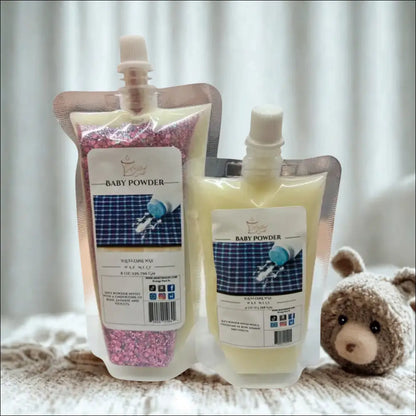 Baby powder squeezable wax melt by selected scent