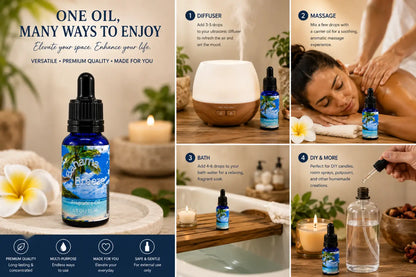 Bahama breeze 100% fragrance oil – tropical island escape home by selected scent