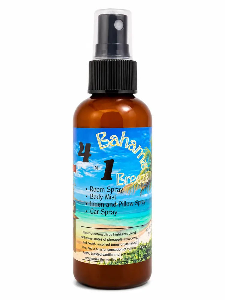Bahama breeze 4-in-1 tropical scent air & body spray - 2 ounces