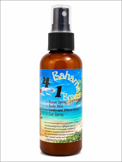 Bahama breeze 4-in-1 tropical scent air & body spray - 2 ounces