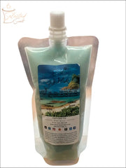 Selected Scent tropical scented wax melt for home in a resealable pouch with Bahamas Breeze label