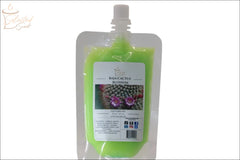 Selected Scent Baja Cactus Blossom all natural wax melts in green pouch with spout