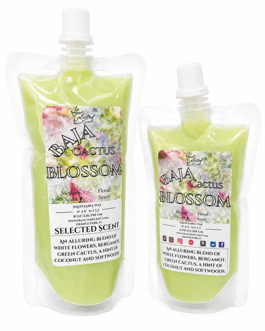 Baja cactus blossom squeezable wax melt all natural melts