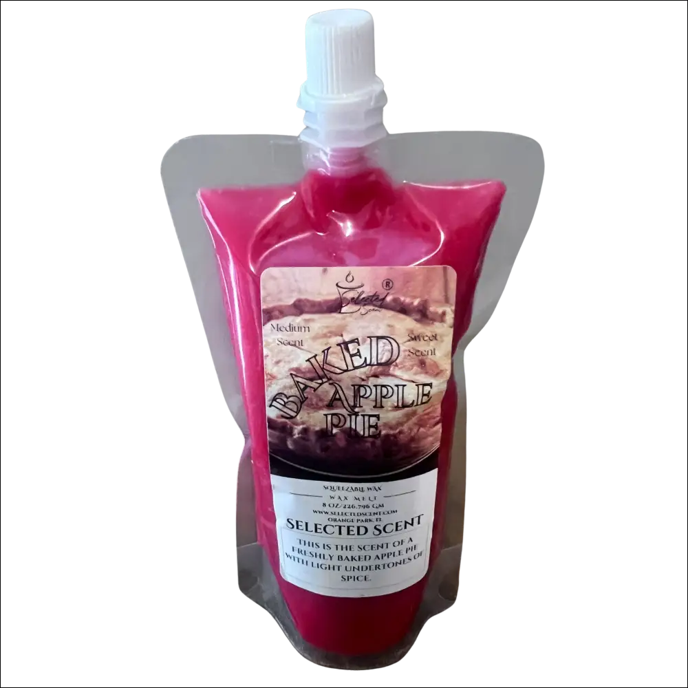 Baked apple pie wax melt squeezable pack - 8 ounces