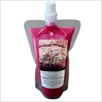 Baked apple pie wax melt squeezable pack - 8 ounces