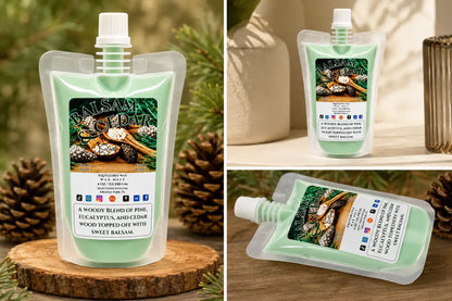 Balsam and cedar squeezable wax melts for home limited edition