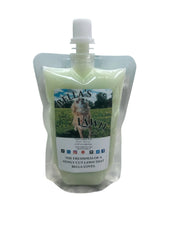 Selected Scent fresh cut grass wax melt in a refill pouch with Bella's Lawn label