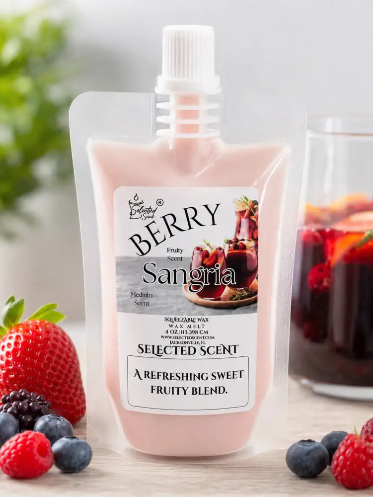 Berry sangria squeezable wax melt sweet home fragrance limited edition