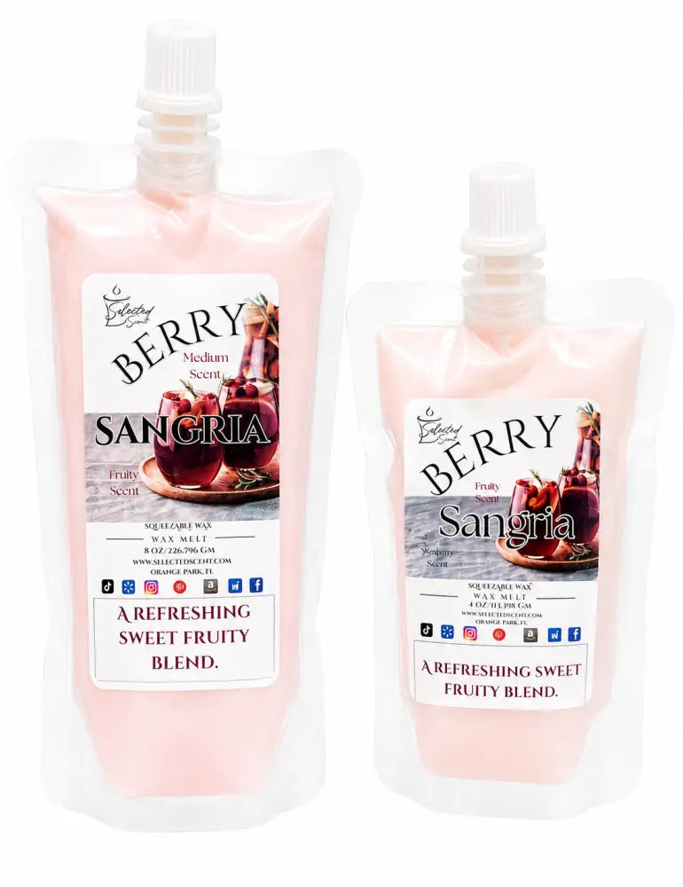 Berry sangria squeezable wax melt sweet home fragrance limited edition