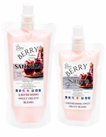 Berry sangria squeezable wax melt sweet home fragrance limited edition