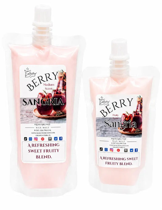 Berry sangria squeezable wax melt sweet home fragrance limited edition