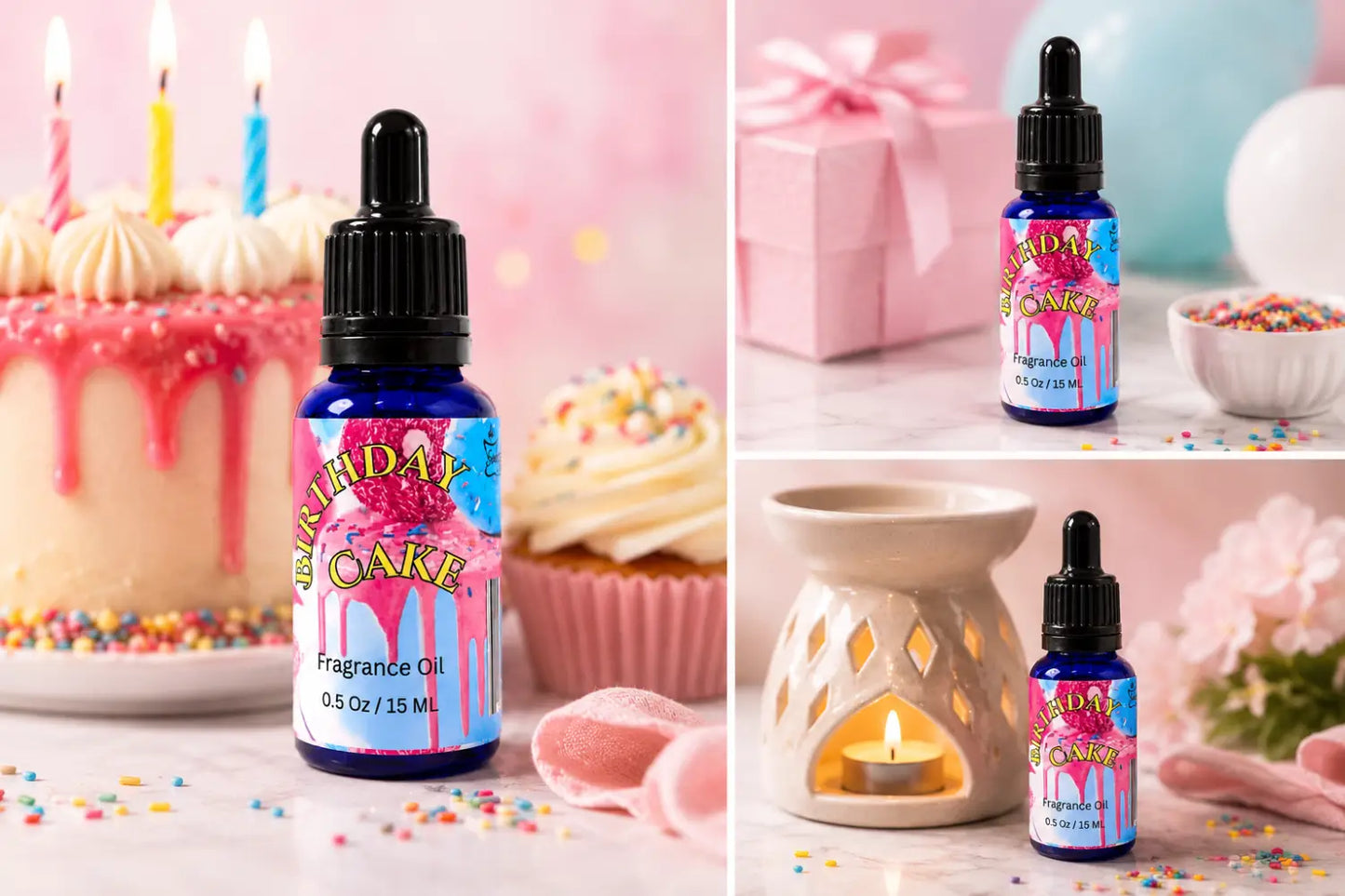 Birthday cake 100% fragrance oil – sweet bakery home by selected scent