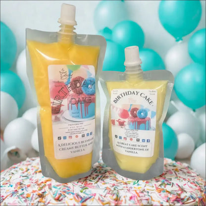 Birthday cake squeezable wax melt - creamy vanilla