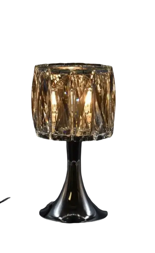 Black crystal lamp adjustable aroma warmer