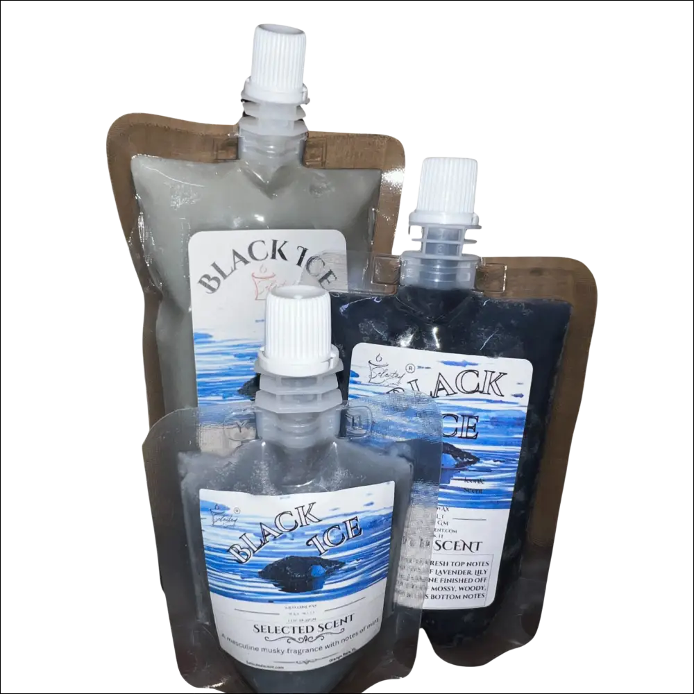 Black ice squeezable wax melt - long-lasting fragrance