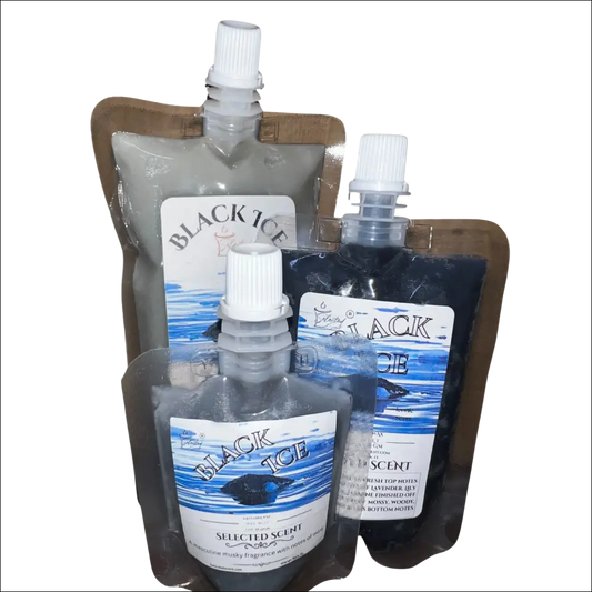Black ice squeezable wax melt - long-lasting fragrance