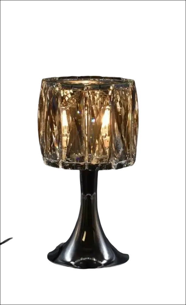 Black crystal lamp adjustable aroma warmer