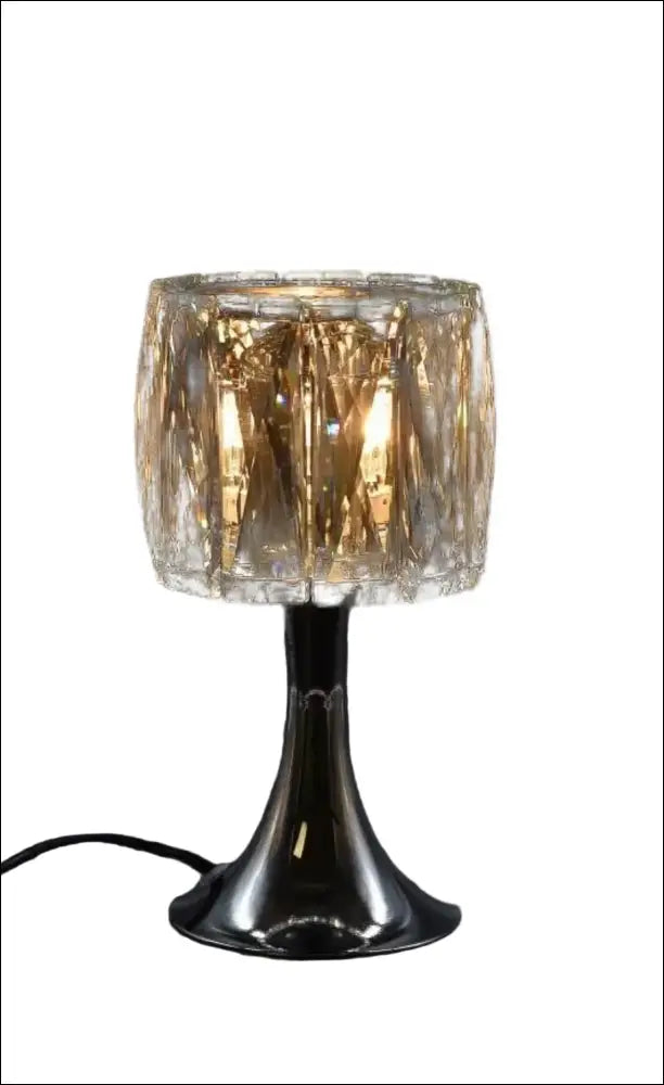 Black crystal lamp adjustable aroma warmer