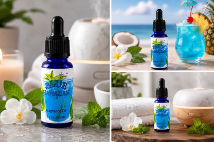 Blue hawaiian 100% fragrance oil – tropical coconut & pineapple paradise by selected scent