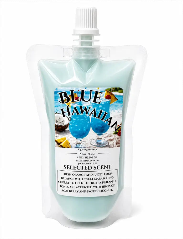 Blue hawaiian squeezable wax melt - 4 ounces