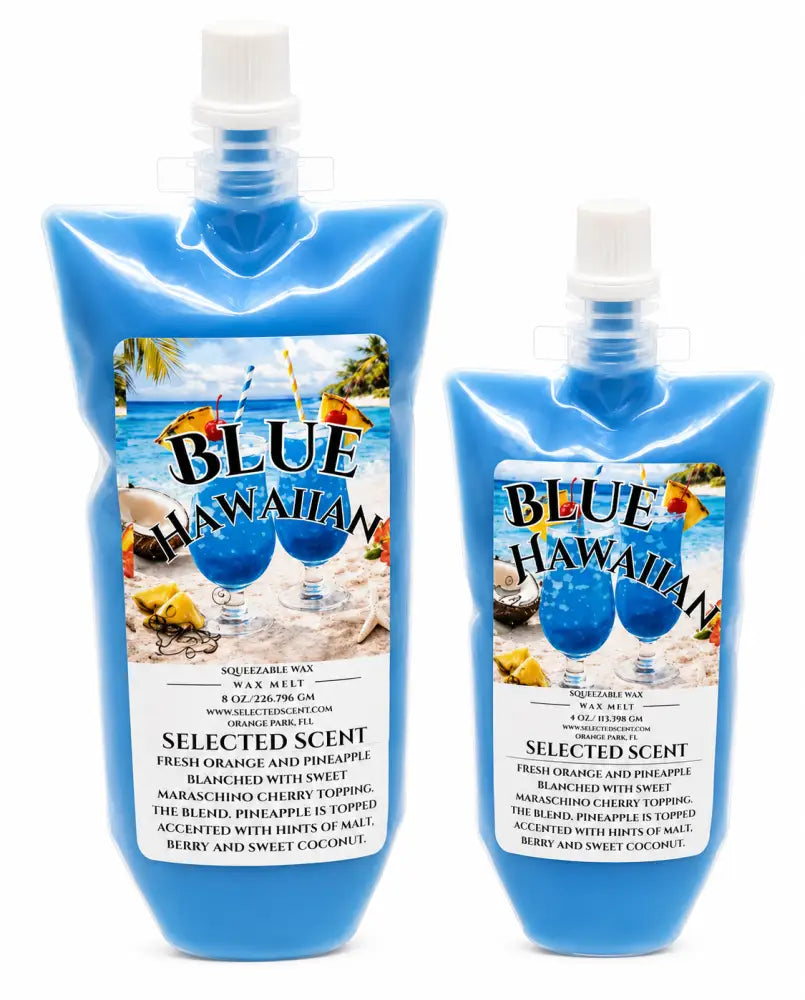 Blue hawaiian squeezable wax melt