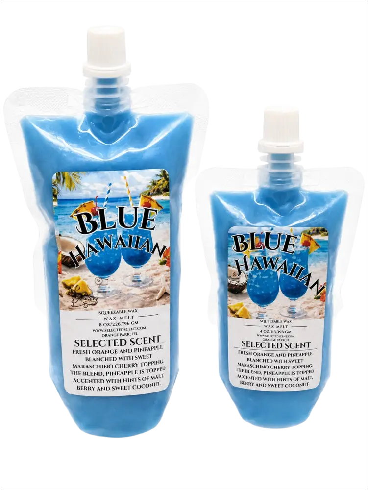 Blue hawaiian squeezable wax melt