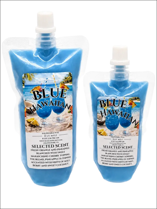 Blue hawaiian squeezable wax melt