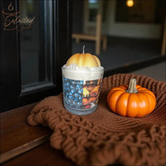 Blueberry Pumpkin Patch 8oz Specialty Candle All Natural Fall Scented