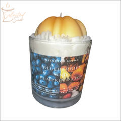 Blueberry Pumpkin Patch 8oz Specialty Candle All Natural Fall Scented