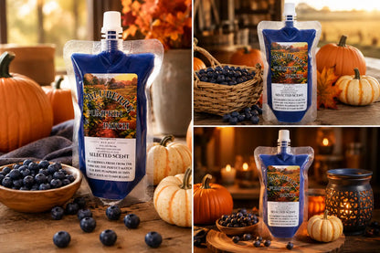 Blueberry pumpkin patch squeezable wax melts