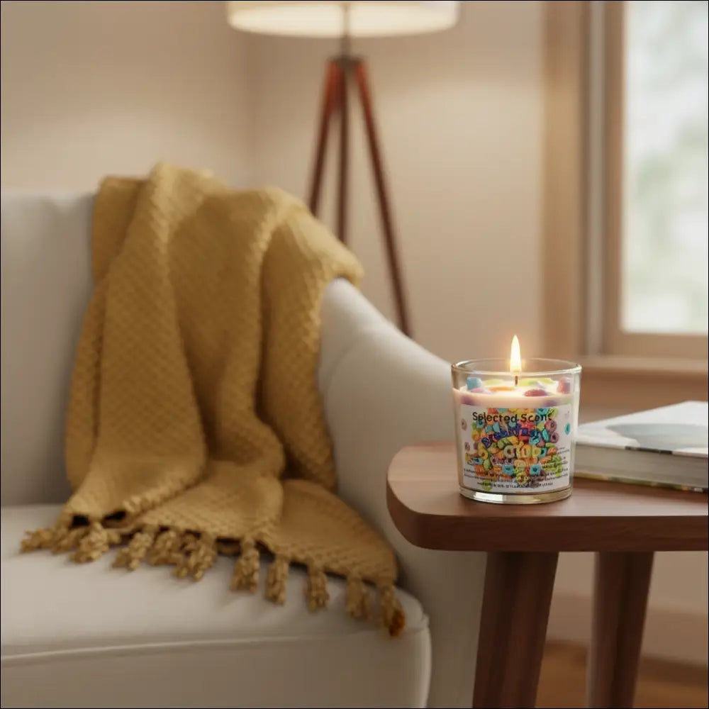 Breakfast club fruit loops 8 ounce luxury candle long lasting scented