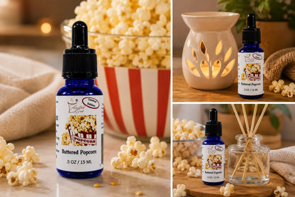 Buttered popcorn 100% fragrance oil – warm movie theater treat home by selected scent