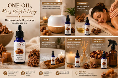 Butterscotch haystacks 100% fragrance oil – sweet caramel candy home by selected scent