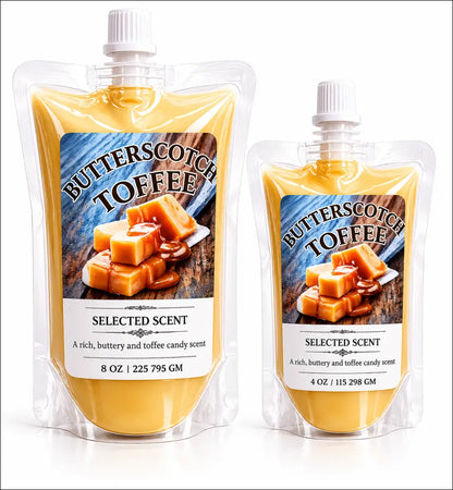 Butterscotch toffee squeezable wax melt a sweet sensation limited edition
