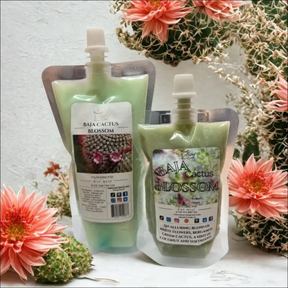 Baja cactus blossom squeezable wax melt all natural melts