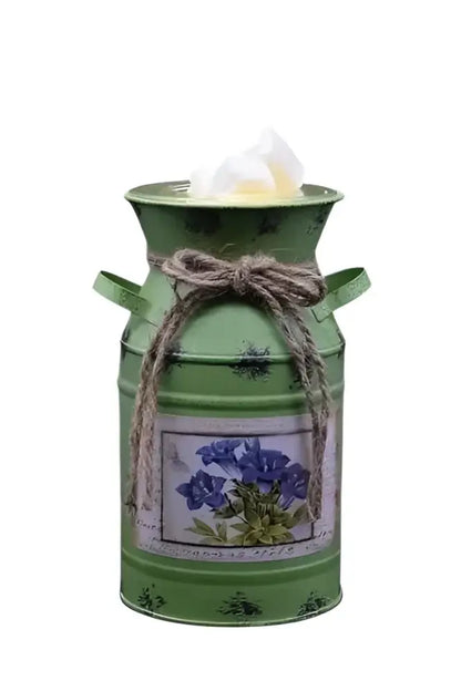 Canister green wax and oil warmer electric decorative