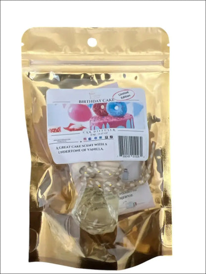 Car diffuser air freshener pendant long lasting - birthday cake