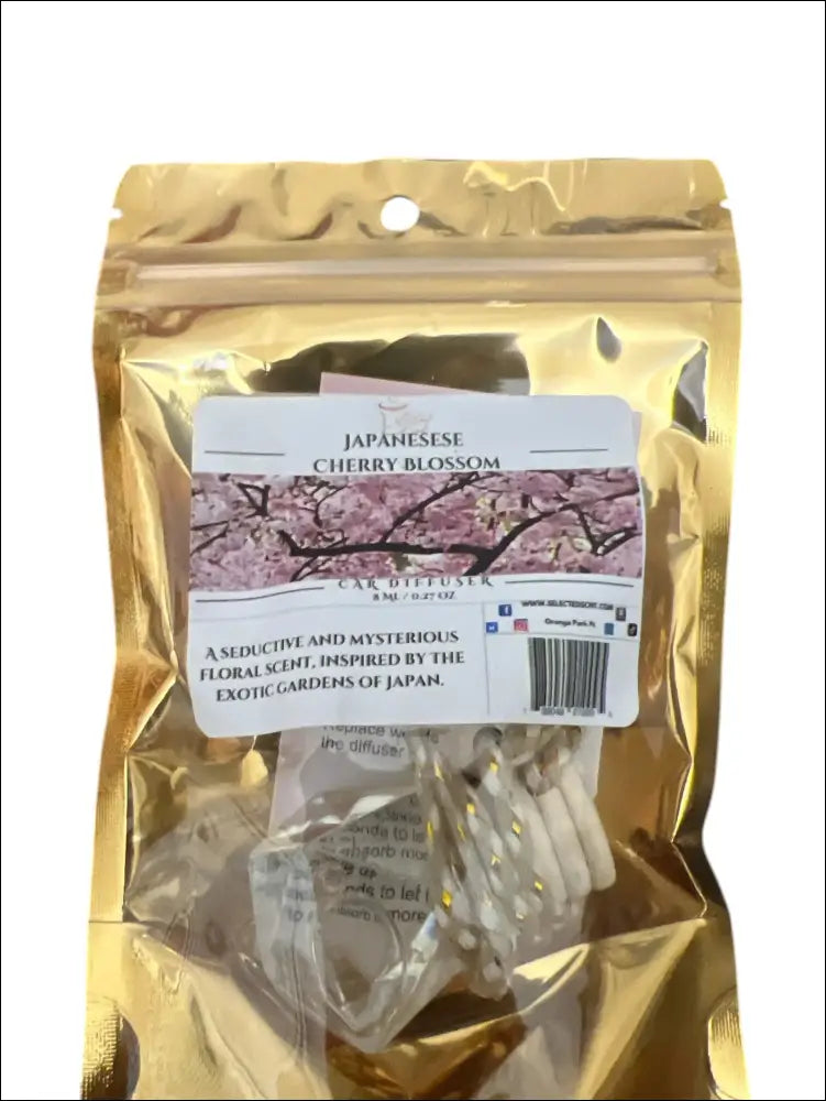 Car diffuser air freshener pendant long lasting - japanese cherry blossom