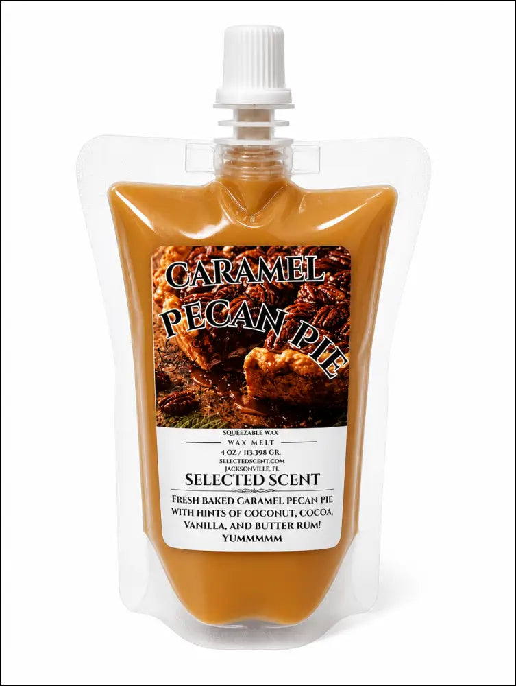 Caramel pecan pie squeezable wax melt limited edition - 4 ounces